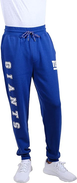 Ultra Game NFL New York Giants Men's Active Super Soft Game Day Jogger Sweatpants|New York Giants