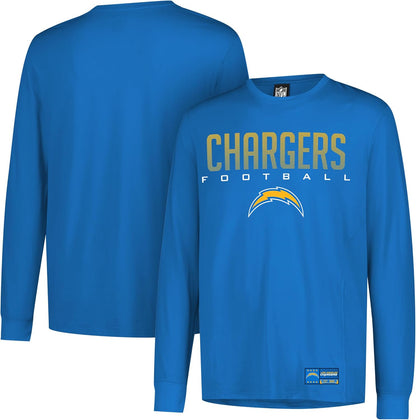 NFL Official Adults Super Soft Game Day Long Sleeve T-Shirt - Unisex|Los Angeles Chargers