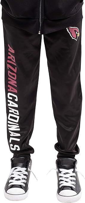 Ultra Game Boys' High Performance Moisture Wicking Fleece Jogger Sweatpants|Arizona Cardinals - UltraGameShop