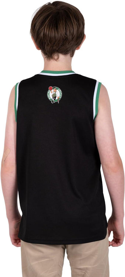 Ultra Game NBA Boston Celtics Boys Sleeveless Mesh Tank Top Muscle T-Shirt|Boston Celtics - UltraGameShop