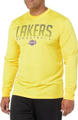 Ultra Game NBA Los Angeles Lakers Men's Super Soft Game Day Long Sleeve T-Shirt |Los Angeles Lakers - UltraGameShop