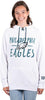 Ultra Game NFL Philadelphia Eagles Womens Fleece Hoodie Pullover Sweatshirt Tie Neck|Philadelphia Eagles