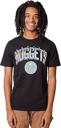 Ultra Game Men's NBA Denver Nuggets Arched Plexi Short Sleeve T-Shirt|Denver Nuggets - UltraGameShop