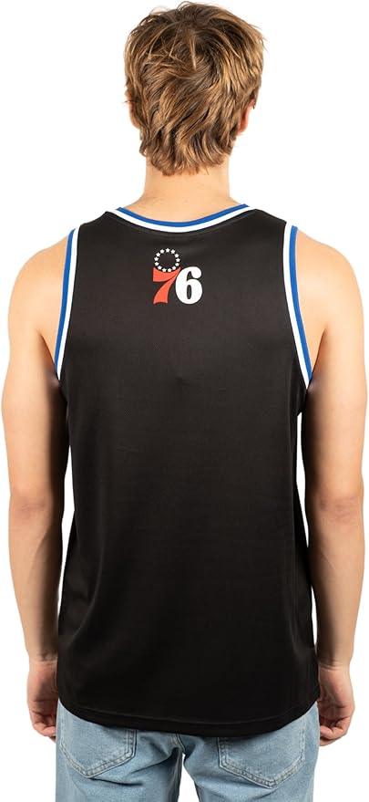 Ultra Game NBA Philadelphia 76ers Men's Sleeveless Mesh Tank Top Muscle T-Shirt|Philadelphia 76ers - UltraGameShop