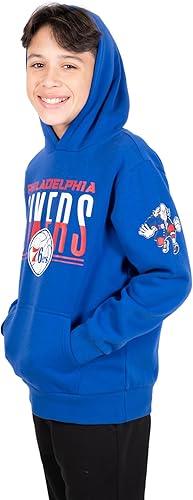 Ultra Game NBA Philadelphia 76ers Boys MVP Super Soft Pullover Hoodie Sweatshirt|Philadelphia 76ers - UltraGameShop