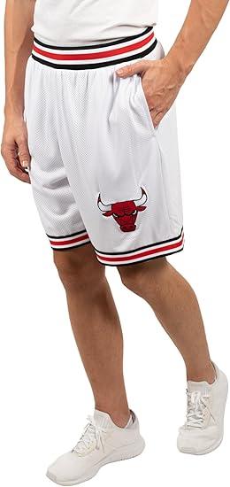 Ultra Game NBA Chicago Bulls Official Men's Showtime Active Basketball Training Shorts|Chicago Bulls - UltraGameShop