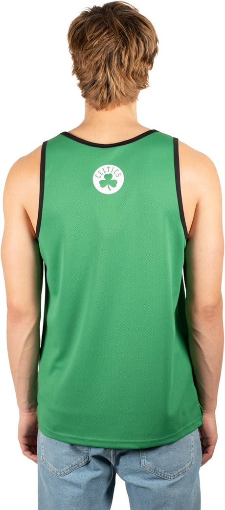 Ultra Game NBA Boston Celtics Tank Top Mesh Sleeveless Muscle T-Shirt|Boston Celtics - UltraGameShop