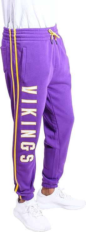 Ultra Game NFL Minnesota Vikings Men's Active Super Soft Game Day Jogger Sweatpants|Minnesota Vikings - UltraGameShop