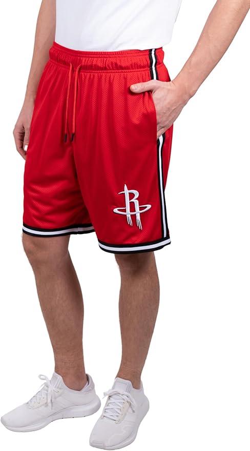 Ultra Game NBA Houston Rockets Official Men's Slam Active Basketball Training Shorts|Houston Rockets - UltraGameShop