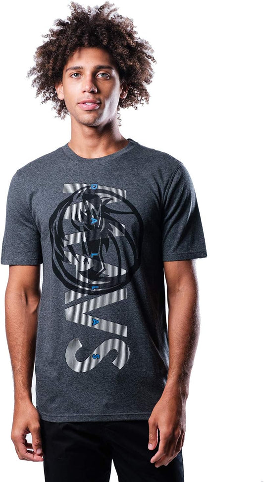 Ultra Game NBA Dallas Mavericks Men's Upright Logo Short Sleeve Tee Shirt|Dallas Mavericks - UltraGameShop