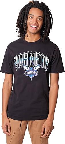 Ultra Game Men's NBA Charlotte Hornets Arched Plexi Short Sleeve T-Shirt|Charlotte Hornets - UltraGameShop