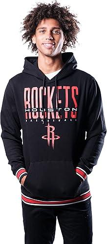 Ultra Game Men's NBA Houston Rockets Focused Pullover Fleece Hoodie Sweatshirt|Houston Rockets - UltraGameShop