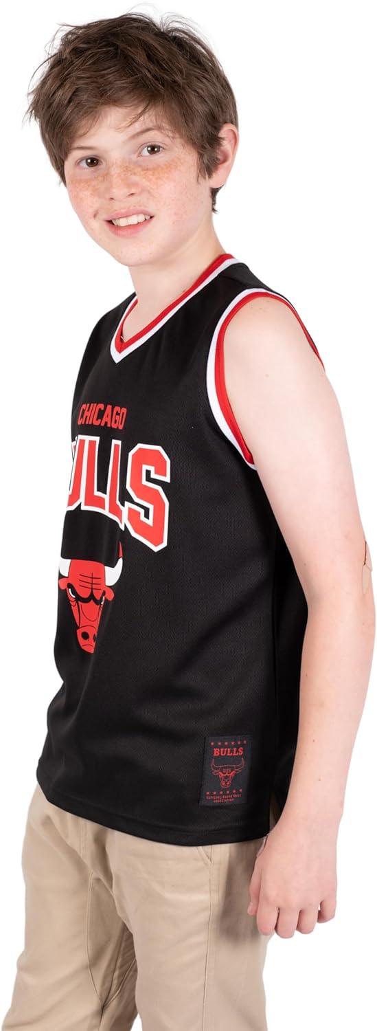 Ultra Game NBA Chicago Bulls Boys Sleeveless Mesh Tank Top Muscle T-Shirt|Chicago Bulls - UltraGameShop