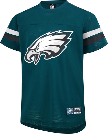 NFL Official Youth Super Soft Game Day Mesh Jersey Shirt|Philadelphia Eagles