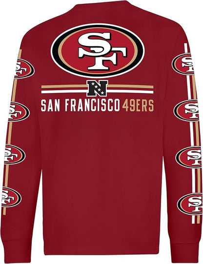 Ultra Game Youth NFL Official Supremely Soft Long Sleeve T-Shirt|San Francisco 49ers
