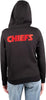 Ultra Game NFL Kansas City Chiefs Womens Full Zip Soft Marl Knit Hoodie Sweatshirt Jacket|Kansas City Chiefs