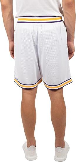 Ultra Game NBA Los Angeles Lakers Official Men's Showtime Active Basketball Training Shorts|Los Angeles Lakers - UltraGameShop