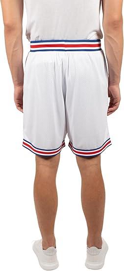 Ultra Game Men's NBA Active Knit Basketball Shorts – Officially Licensed, Moisture-Wicking, Drawstring Waist