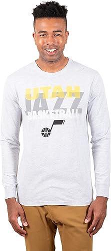 Ultra Game NBA Utah Jazz Men's Super Soft Supreme Long Sleeve T-Shirt|Utah Jazz - UltraGameShop