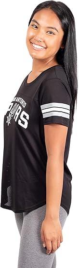 Ultra Game NBA Women's San Antonio Spurs Soft Mesh T-Shirt | San Antonio Spurs - UltraGameShop