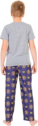 Ultra Game NBA Official Youth 2 Piece T-Shirt & Lounge Pants Pajama Set, Denver Nuggets, Boys Sizes|Denver Nuggets