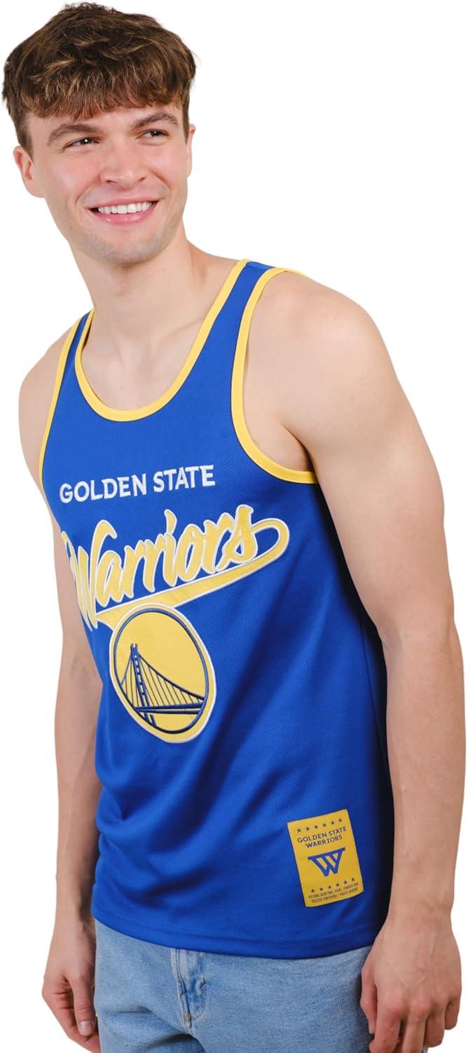 Ultra Game NBA Golden State Warriors Tank Top Mesh Sleeveless Muscle T-Shirt|Golden State Warriors - UltraGameShop