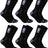 Ultra Game NBA Men's Athletic Cushioned Secure Fit Crew Socks - 6 Pack - UltraGameShop