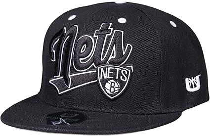 Ultra Game Adults Brooklyn Nets Snap Back 3D Embroidered Team Logo Baseball Cap Hat |Brooklyn Nets - UltraGameShop