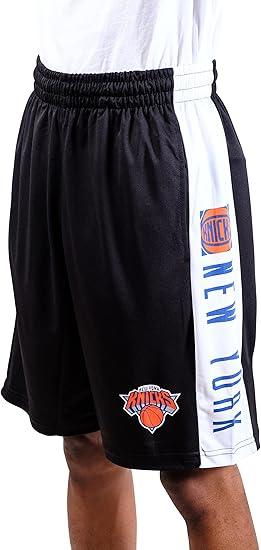 Ultra Game NBA New York Knicks Men's Active Soft Workout Basketball Training Shorts| New York Knicks - UltraGameShop