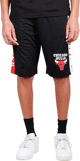 Ultra Game NBA Chicago Bulls Men's Active Soft Workout Basketball Training Shorts|Chicago Bulls - UltraGameShop