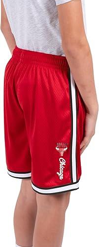 Ultra Game NBA Chicago Bulls Boys Active Knit Slam Basketball Training Shorts|Chicago Bulls - UltraGameShop