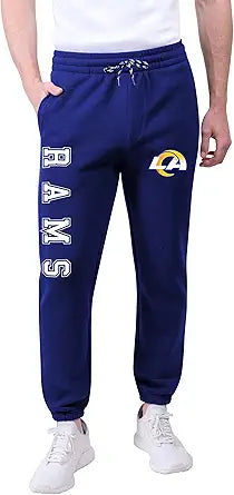 Ultra Game NFL Official Adults Super Soft Game Day Jogger Sweatpants - Unisex, Los Angeles Rams|Los Angeles Rams