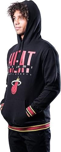 Ultra Game Men's NBA Miami Heat Focused Pullover Fleece Hoodie Sweatshirt|Miami Heat - UltraGameShop