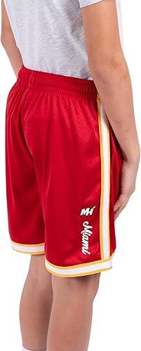 Ultra Game NBA Miami Heat Boys Active Knit Slam Basketball Training Shorts|Miami Heat - UltraGameShop