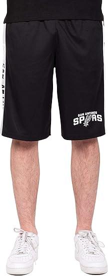 Ultra Game NBA San Antonio Spurs Men's Active Soft Workout Basketball Training Shorts| San Antonio Spurs - UltraGameShop