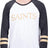 Ultra Game NFL Mens Super Soft Raglan Baseball Long Sleeve T-Shirt| New Orleans Saints - UltraGameShop