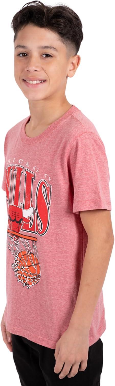 Ultra Game NBA Chicago Bulls Boys Super Soft Distressed T-Shirt|Chicago Bulls - UltraGameShop