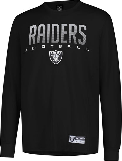 NFL Official Super Soft Game Day Long Sleeve T-Shirt|Las Vegas Raiders