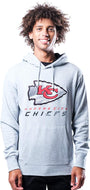 Ultra Game NFL Kansas City Chiefs Mens Standard French Terry Hoodie Jacket|Kansas City Chiefs