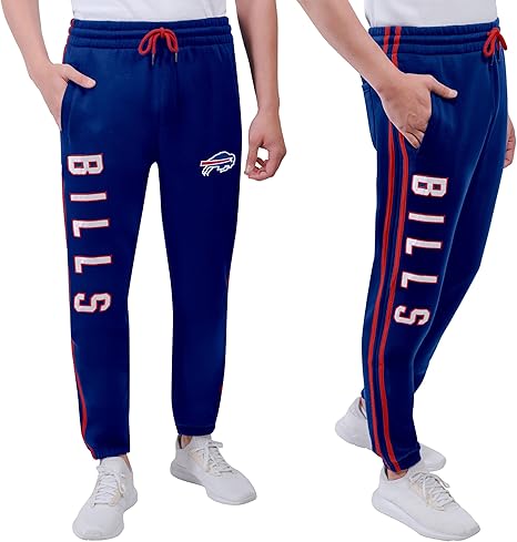 NFL Official Adults Super Soft Game Day Jogger Sweatpants - Unisex|Buffalo Bills