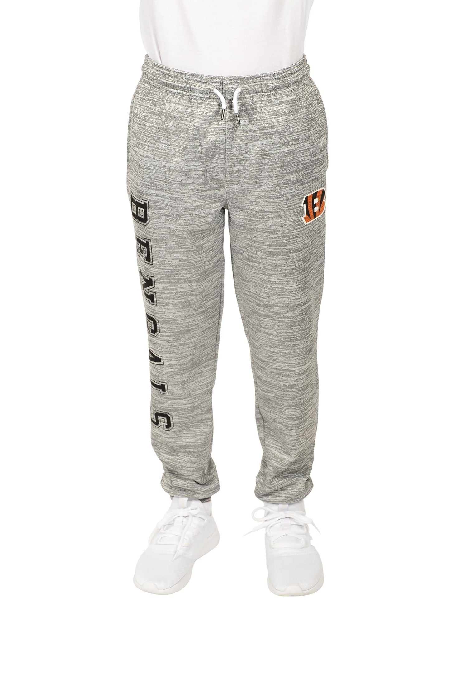 Ultra Game NFL Cincinnati Bengals Youth High Performance Moisture Wicking Fleece Jogger Sweatpants|Cincinnati Bengals - UltraGameShop