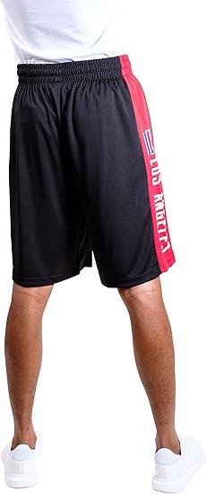 Ultra Game NBA Los Angeles Clippers Warriors Men's Active Soft Workout Basketball Training Shorts| Los Angeles Clippers - UltraGameShop