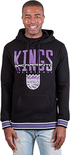 Ultra Game Men's NBA Sacramento Kings Focused Pullover Fleece Hoodie Sweatshirt|Sacramento Kings - UltraGameShop