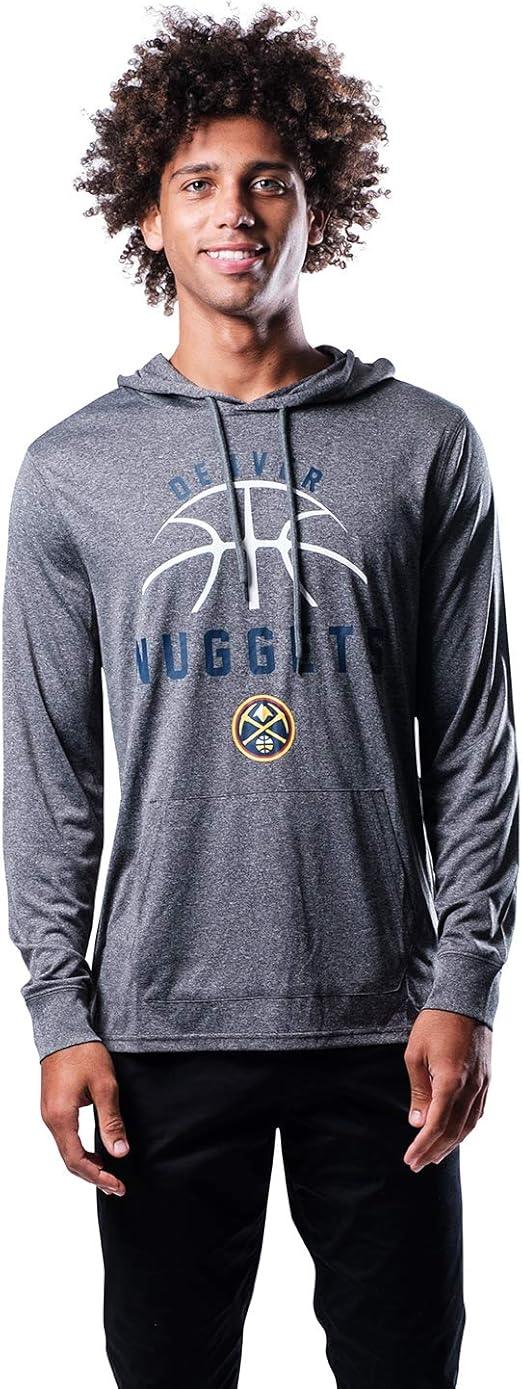 Ultra Game NBA Denver Nuggets Men’s Super Soft Lightweight Pullover Hoodie Sweatshirt|Denver Nuggets - UltraGameShop