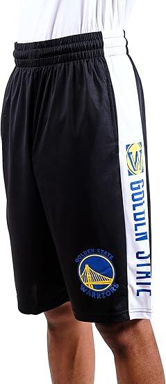 Ultra Game NBA Golden State Warriors Men's Active Soft Workout Basketball Training Shorts| Golden State Warriors - UltraGameShop