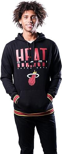 Ultra Game Men's NBA Miami Heat Focused Pullover Fleece Hoodie Sweatshirt|Miami Heat - UltraGameShop