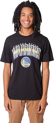 Ultra Game Men's NBA Golden State Warriors Arched Plexi Short Sleeve T-Shirt|Golden State Warriors - UltraGameShop