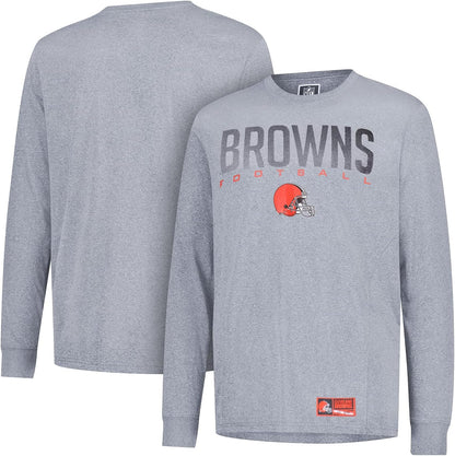 Ultra Game Men's NFL Official Super Soft Game Day Long Sleeve T-Shirt, Cleveland Browns|Cleveland Browns