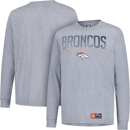 Ultra Game Men's NFL Official Super Soft Game Day Long Sleeve T-Shirt, Denver Broncos|Denver Broncos