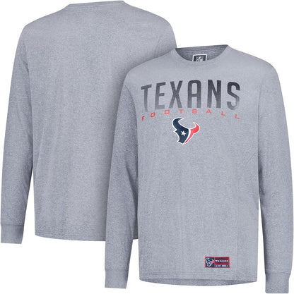 Ultra Game Men's NFL Official Super Soft Game Day Long Sleeve T-Shirt, Houston Texans|Houston Texans